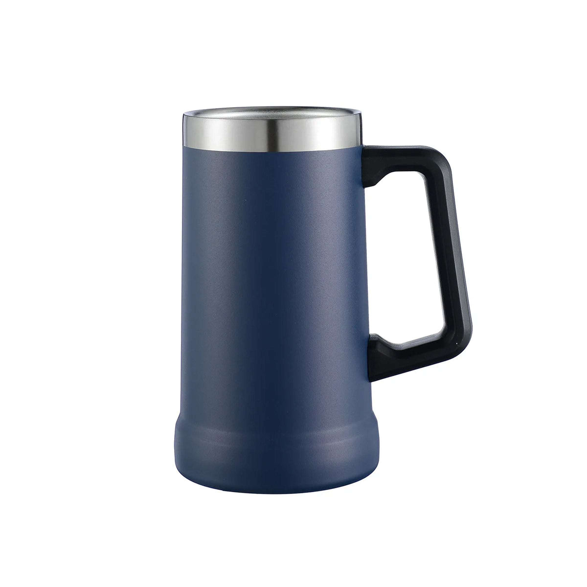 Black 24 Oz Personalized Stainless Steel Beer Mug - SIKARX