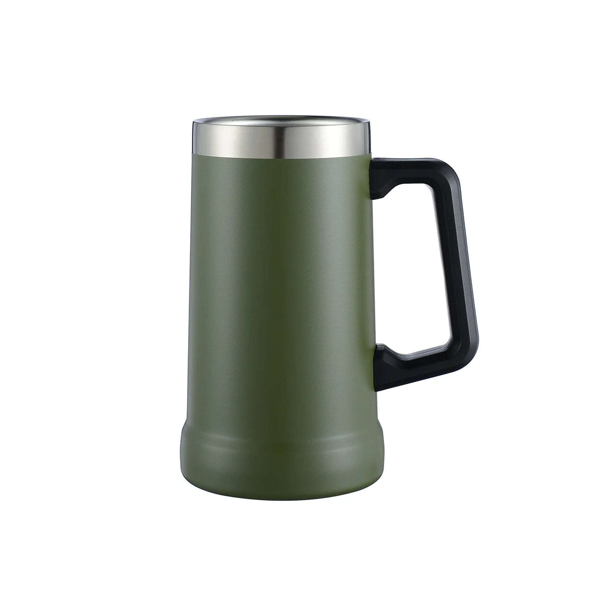 Black 24 Oz Personalized Stainless Steel Beer Mug - SIKARX