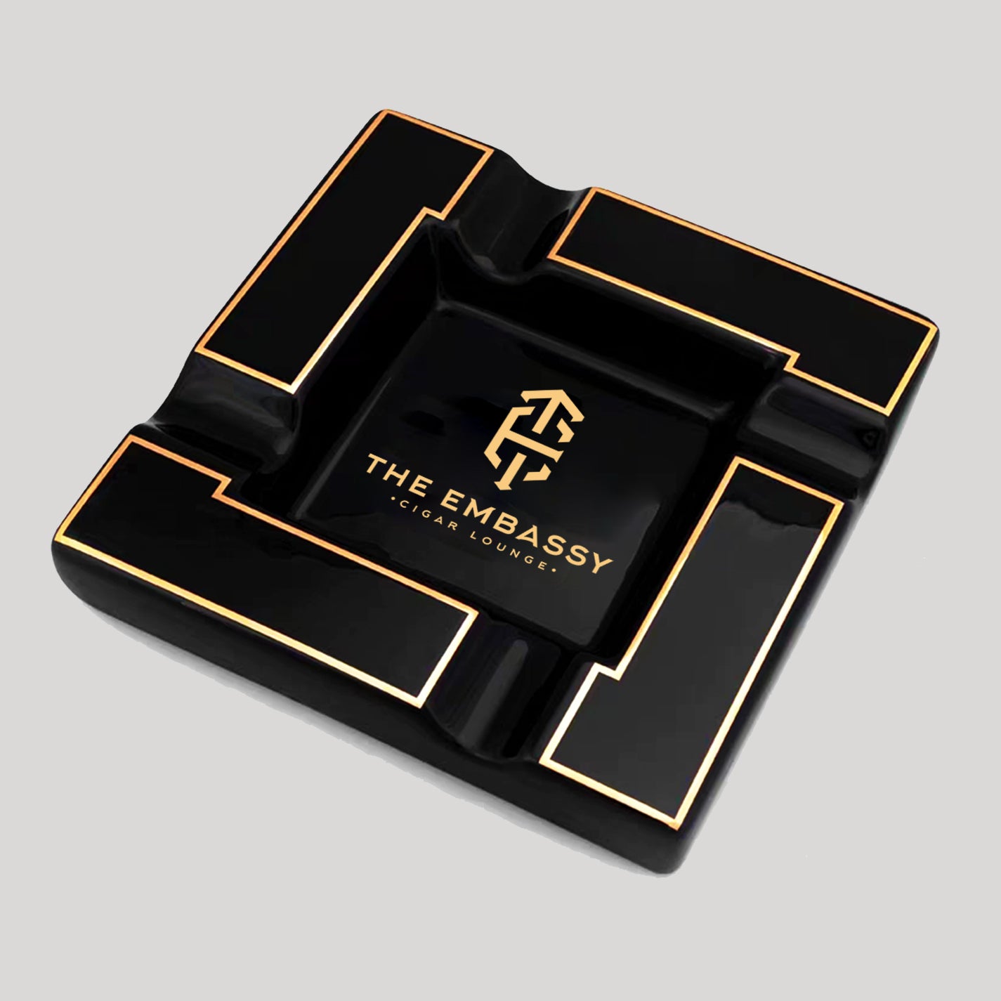 Template 4-Cigar Ceramic Ashtray - SIKARX