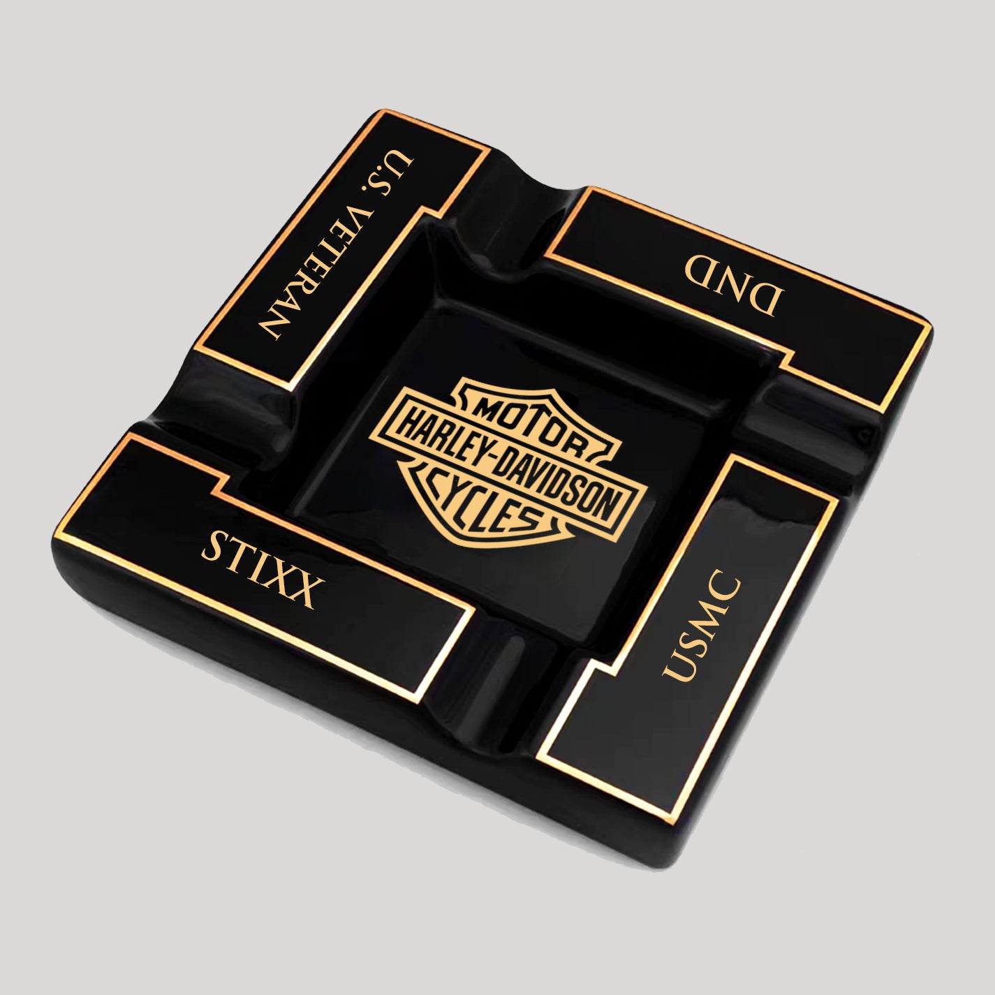 Template 4-Cigar Ceramic Ashtray - SIKARX