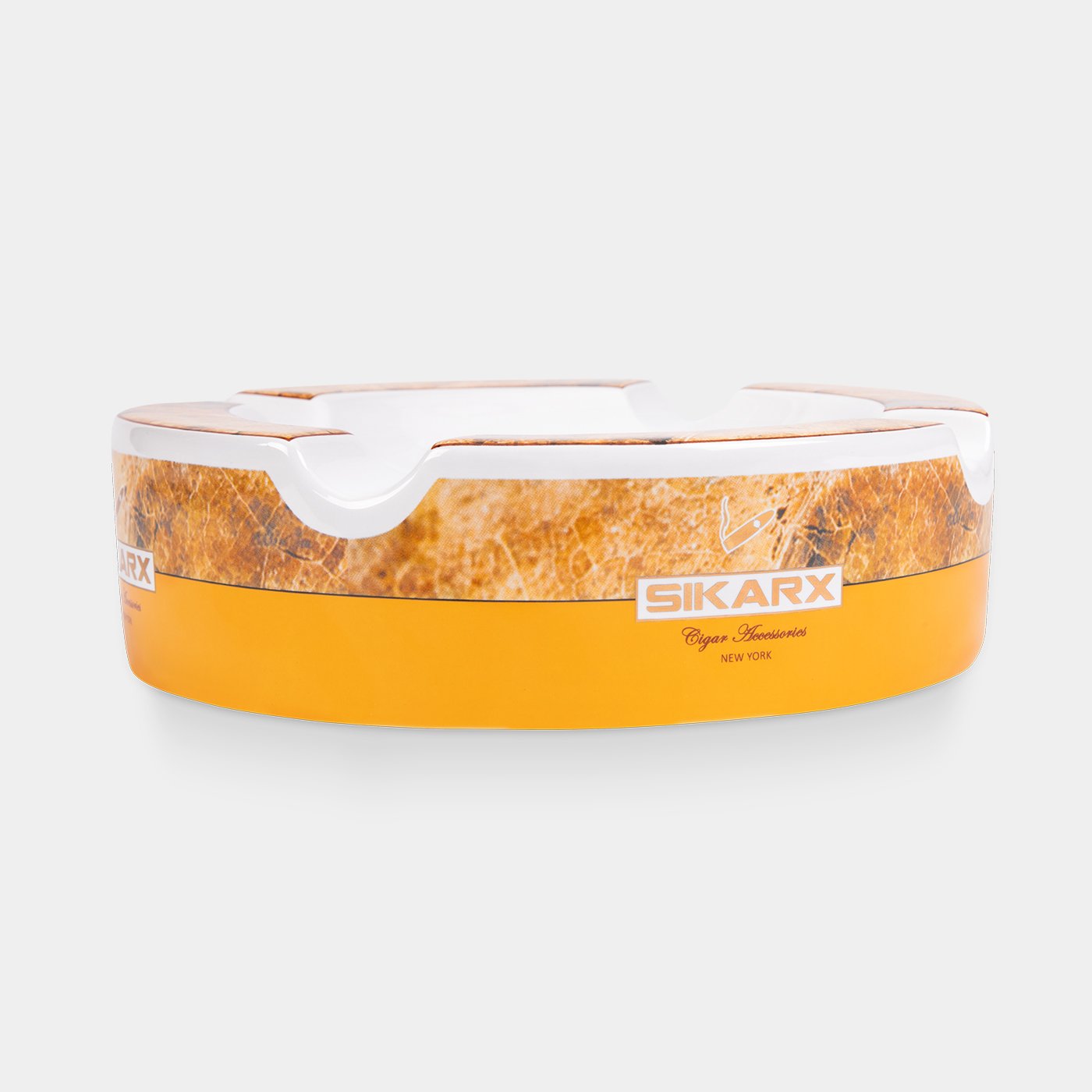 Sikarx Round Ashtray Yellow - SIKARX