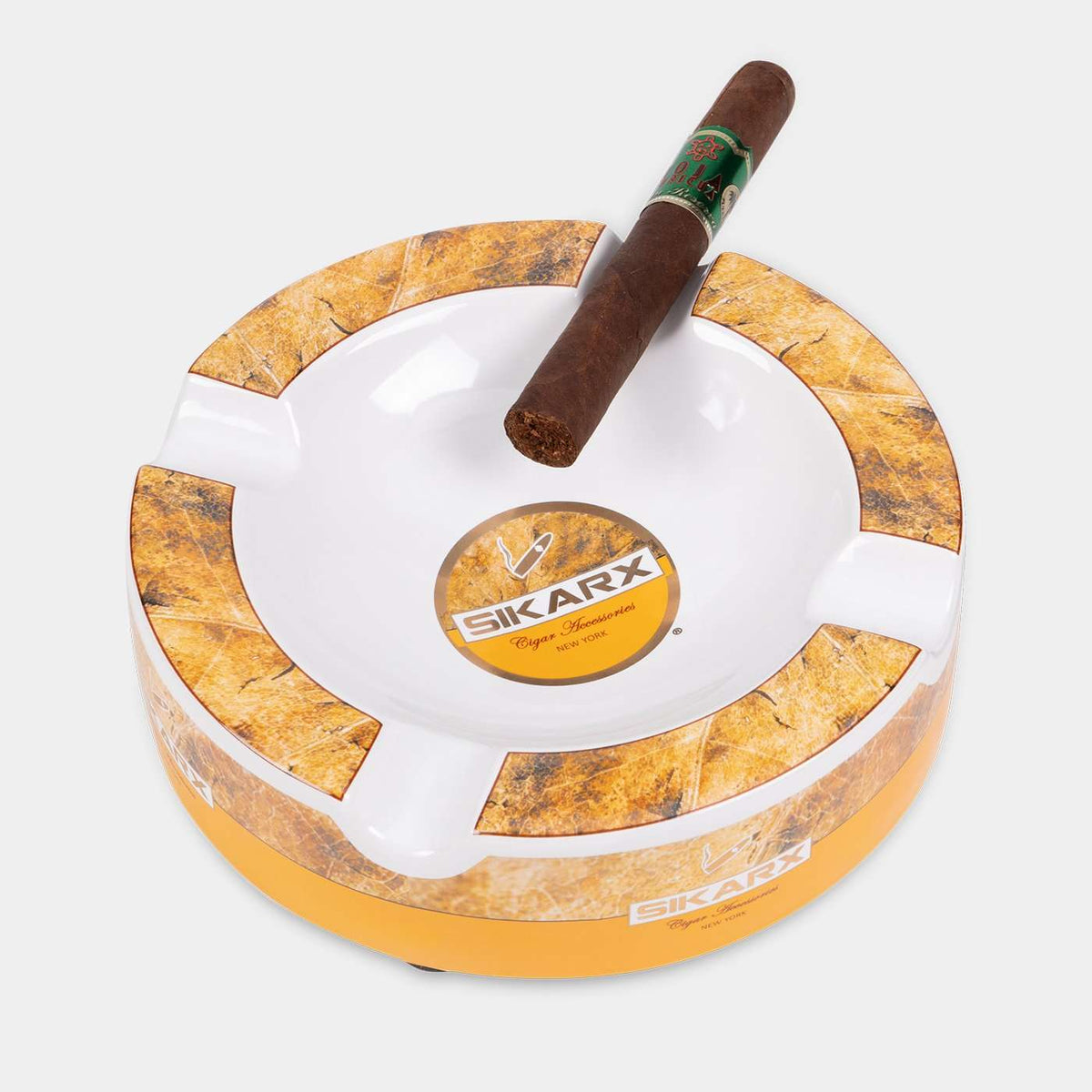 Sikarx Round Ashtray Yellow - SIKARX