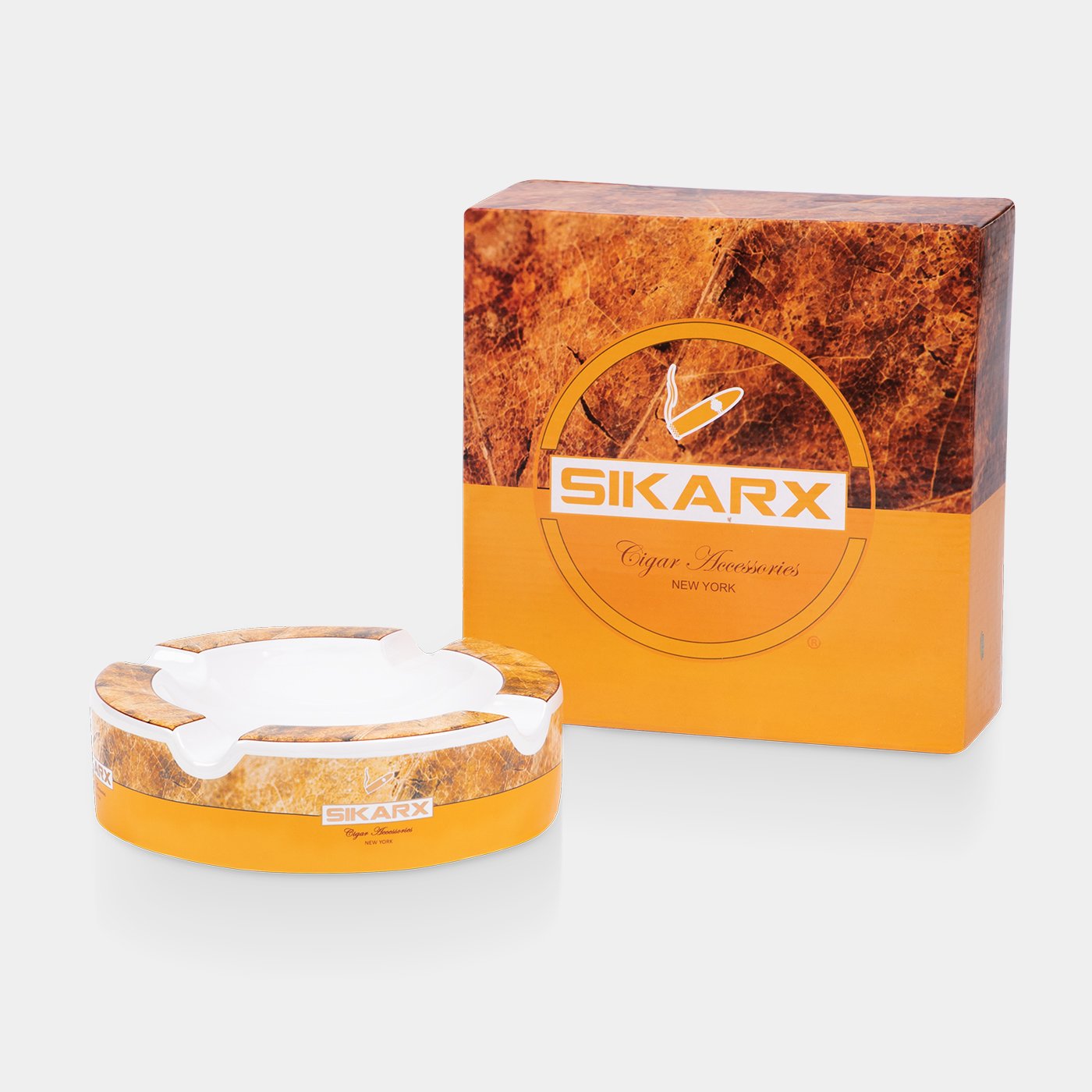 Sikarx Round Ashtray Yellow - SIKARX