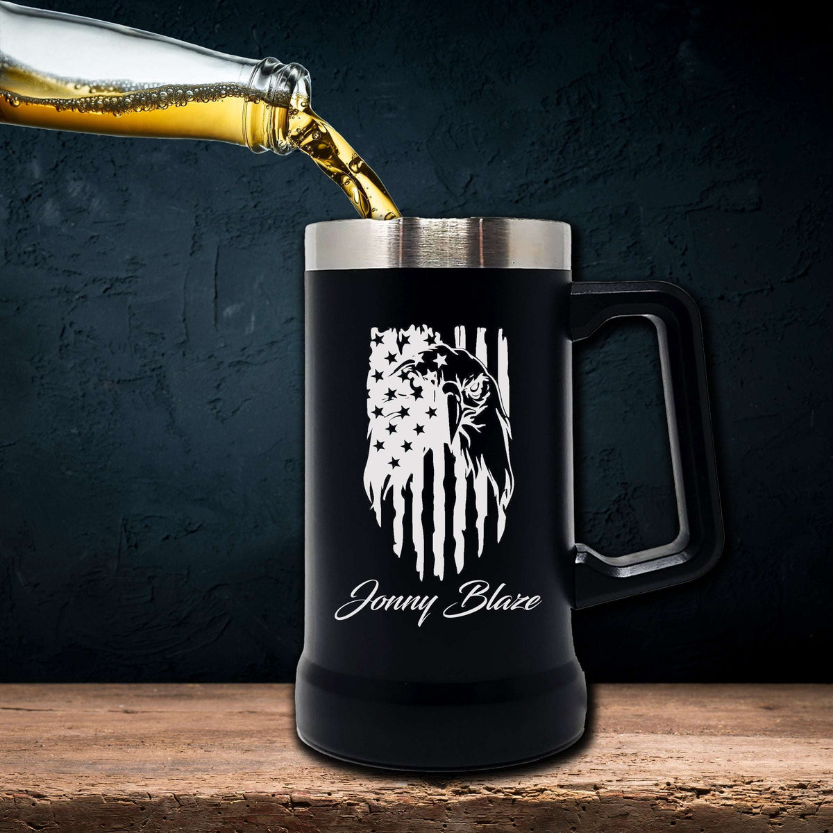 Personalized Stainless Steel Beer Mug - SIKARX