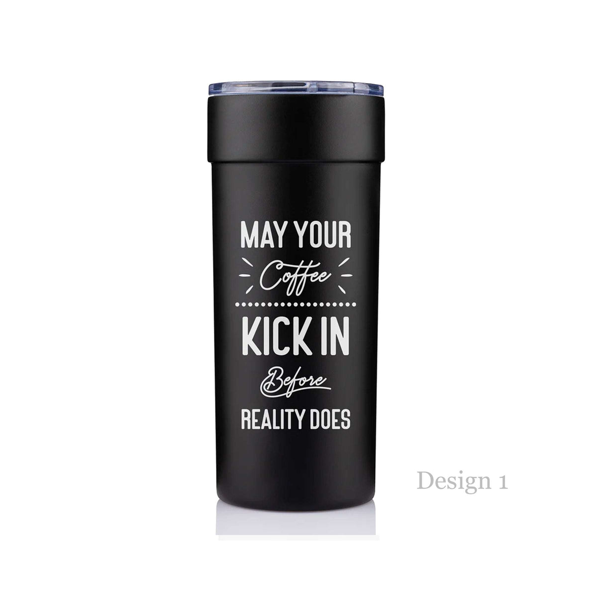 Ozark 25 Oz Coffee Tumbler with Slider Lid (White) - Personalized - SIKARX