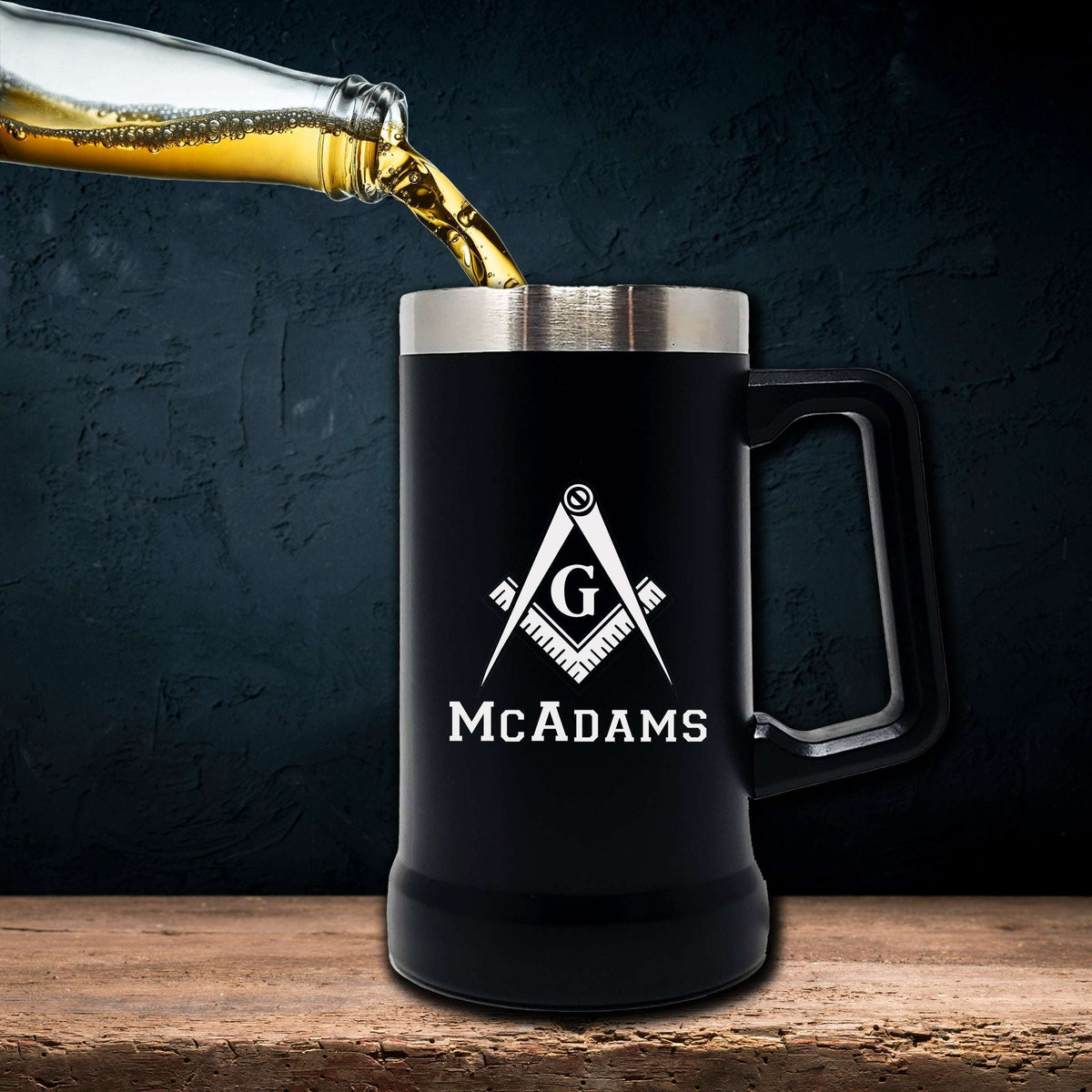 Personalized Stainless Steel Beer Mug - SIKARX