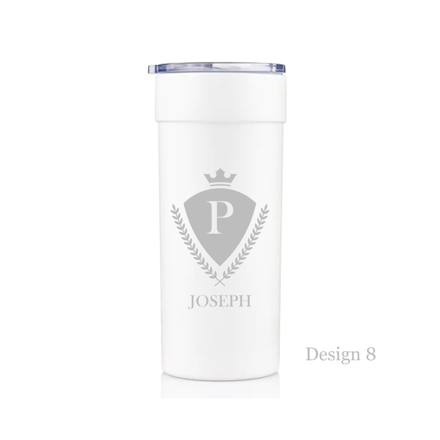 Ozark 25 Oz Coffee Tumbler with Slider Lid (White) - Personalized - SIKARX