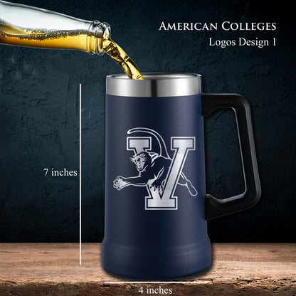 Green 24 Oz Personalized Stainless Steel Beer Mug - SIKARX