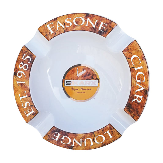 Quad Ashtray – Tobacco Leaf Motif - SIKARX