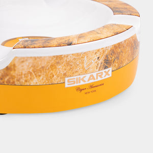 Sikarx Round Ashtray Yellow - SIKARX