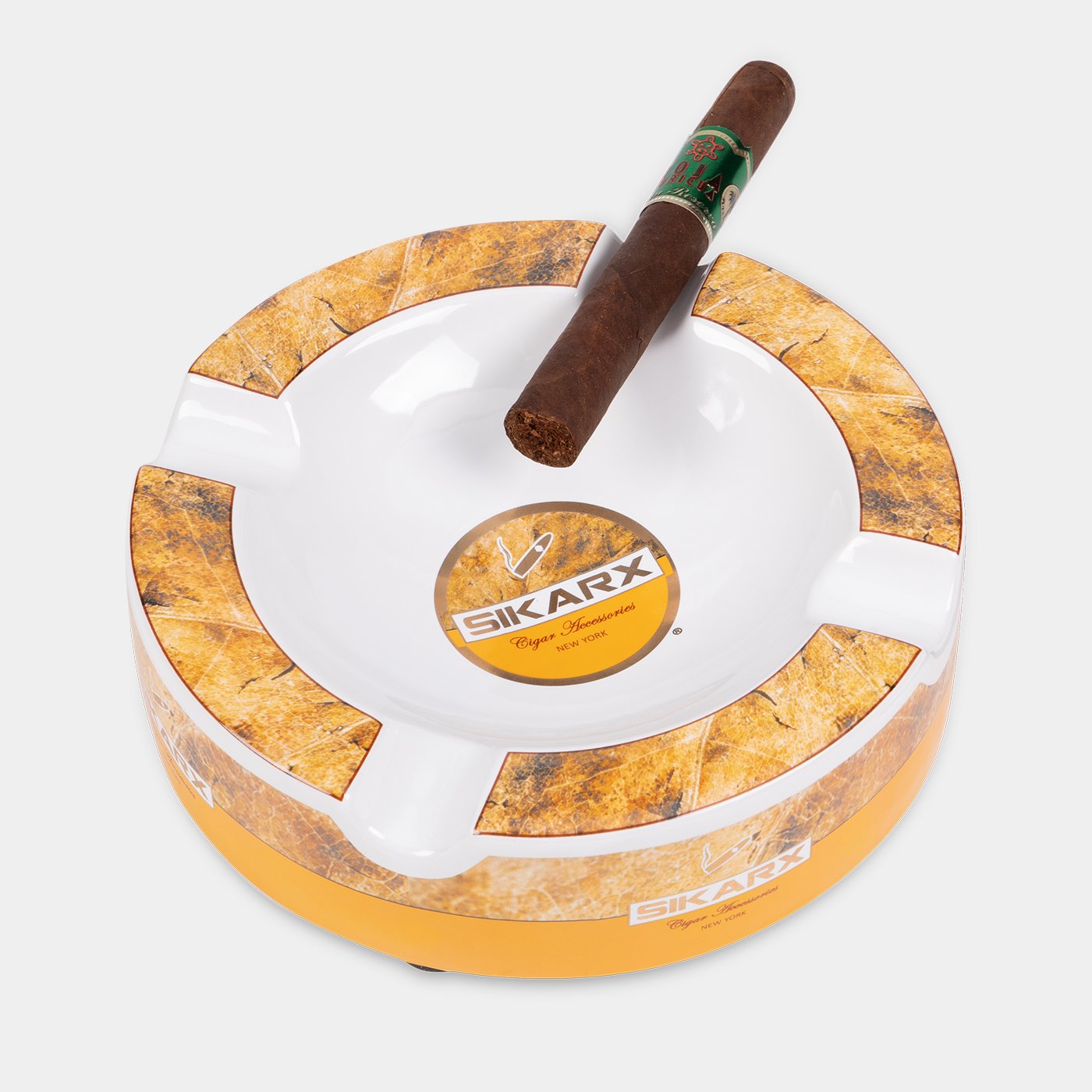 Sikarx Round Ashtray Yellow - SIKARX