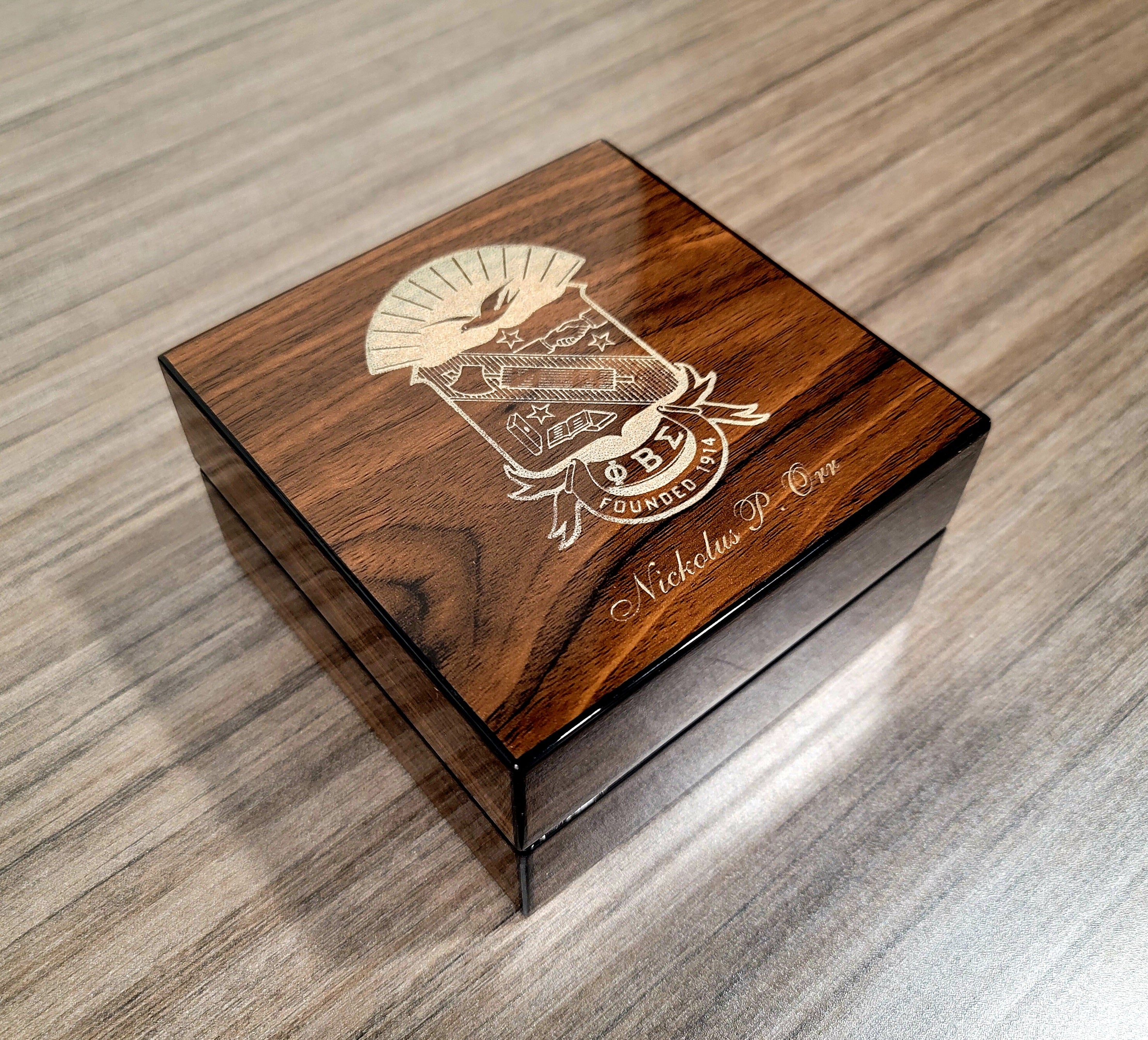 Cigar Humidor Gift Set Personalized Cigar Box Custom Wood -  Norway