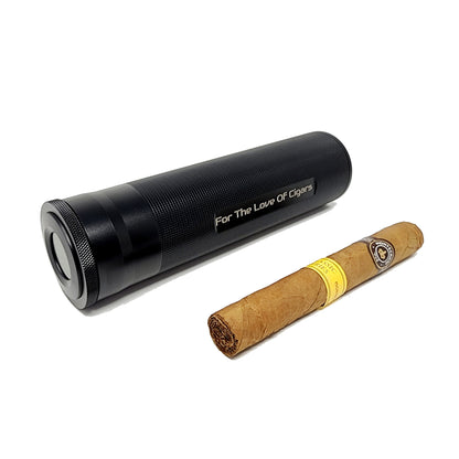 Custom Aluminum Digital Travel Cigar Humidor - digital top portable airtight waterproof crushproof durable - SIKARX