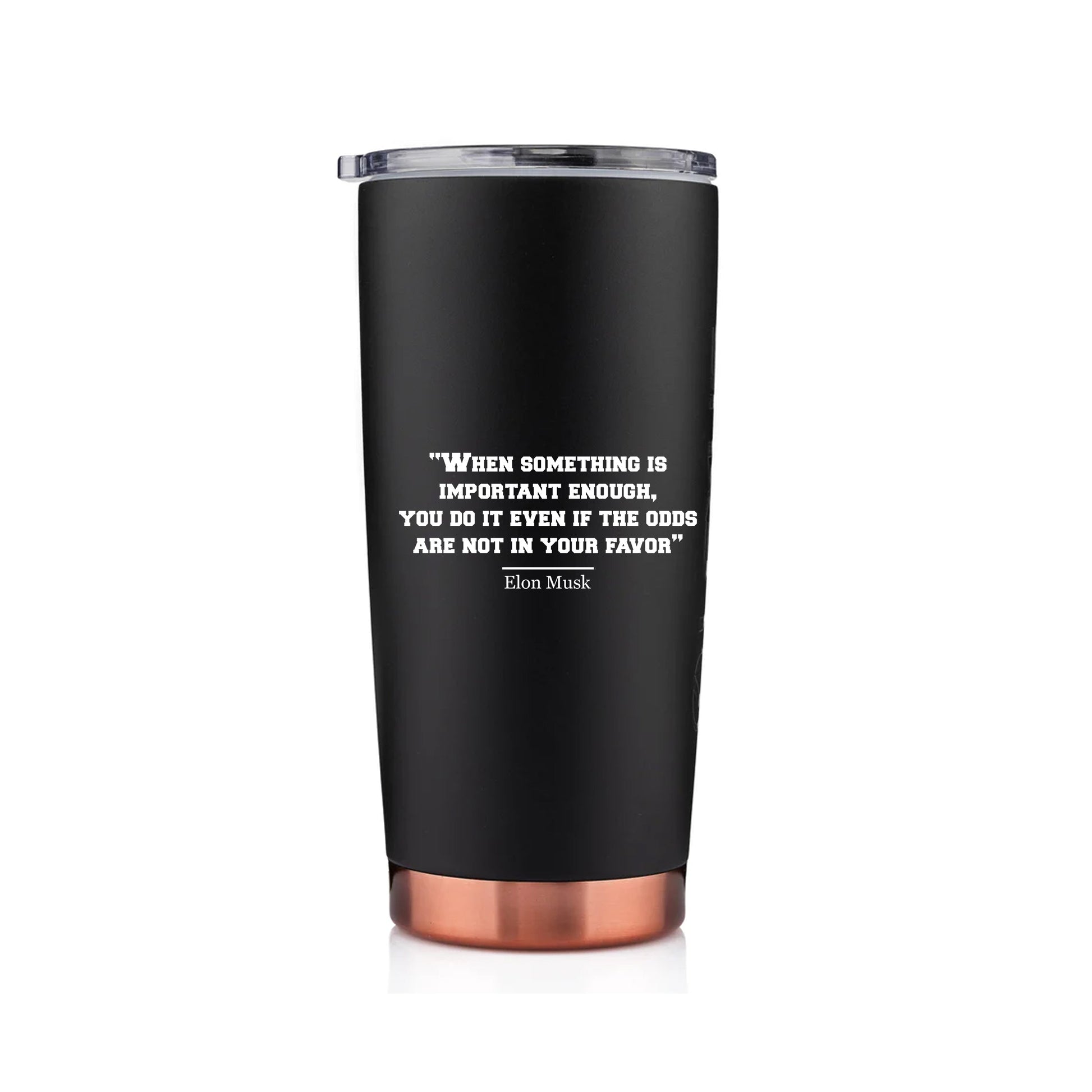Joe Stainless Steel  20 oz Tumbler Black & Gold - SIKARX