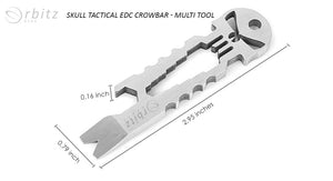 Personalized Tactical EDC Crowbar - Keychain Beer/Bottle Opener Spanner Multifunctional Tool - SIKARX