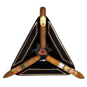 Personalized Cigar Ashtray Triangle Montecristo  by Byron  Gifts for men -Grandfather, Christmas - Wedding - Anniversary - Engraved Ash Tray - SIKARX