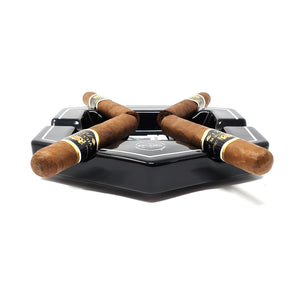Tap That Ash - Large Cigars Ceramic Ashtray for Patio / Outdoor Use 6 Cigar rests - SIKARX