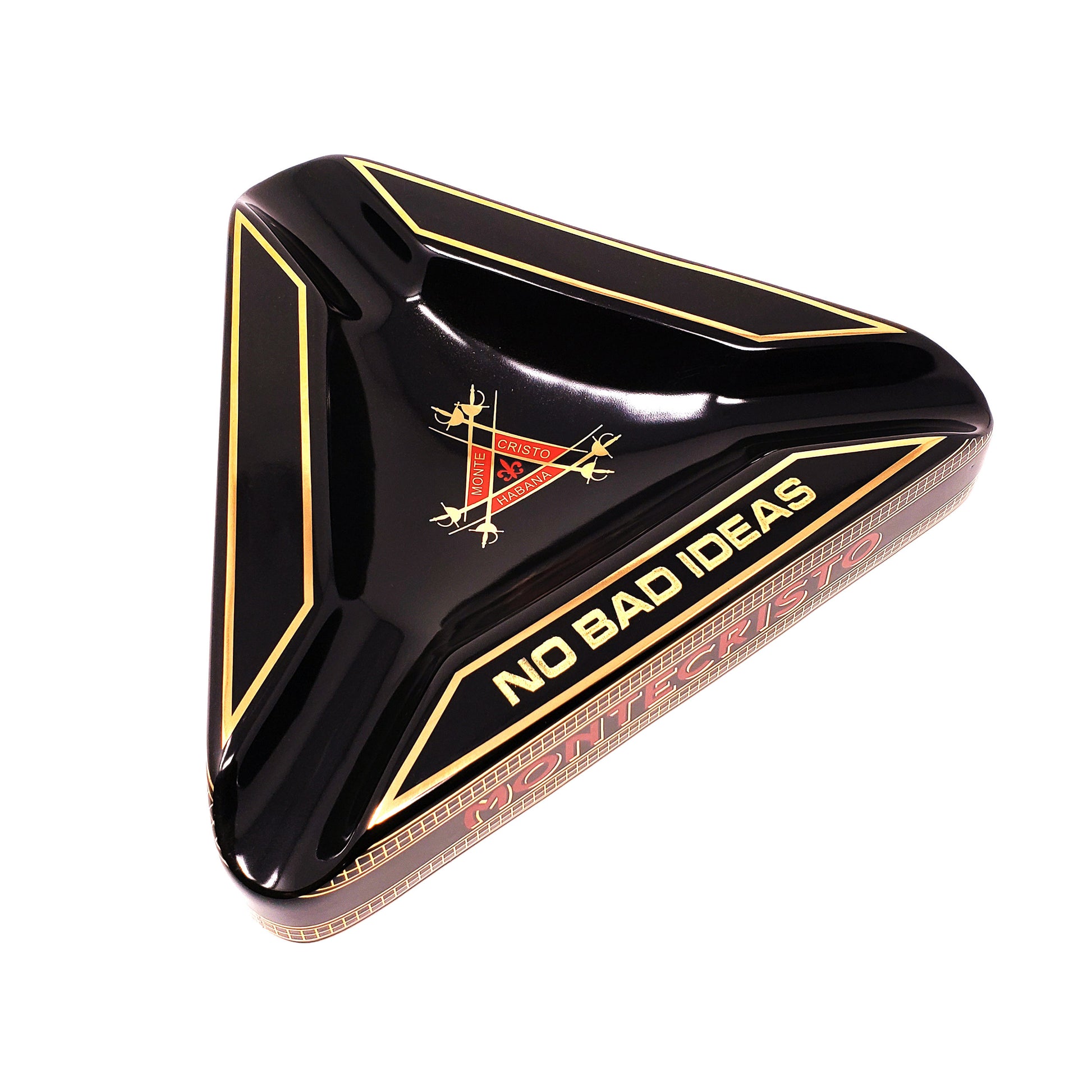 Personalized Cigar Ashtray Triangle Montecristo  by Byron  Gifts for men -Grandfather, Christmas - Wedding - Anniversary - Engraved Ash Tray - SIKARX